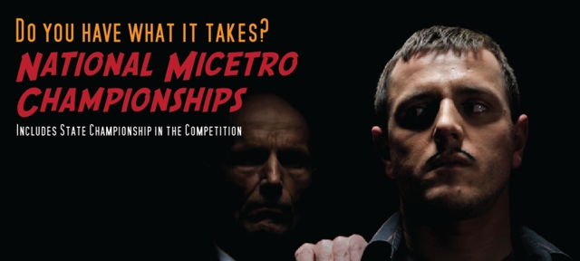 Do you have what it takes? National Micetro Championships. Includes state championship in the competition.